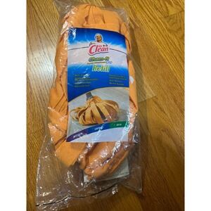 Discontinued Mr Clean Cham it Super Absorbent Mop Refill Orange Machine Washable